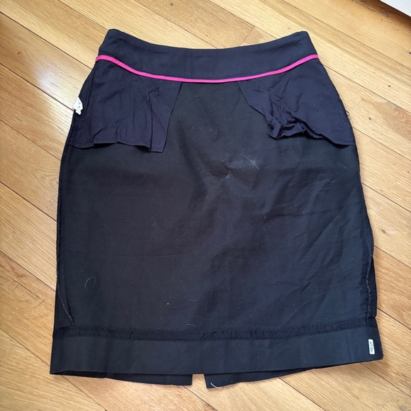 J. Crew Factory Classic Work Black Pencil Skirt - Size 6 - Picture 10 of 13